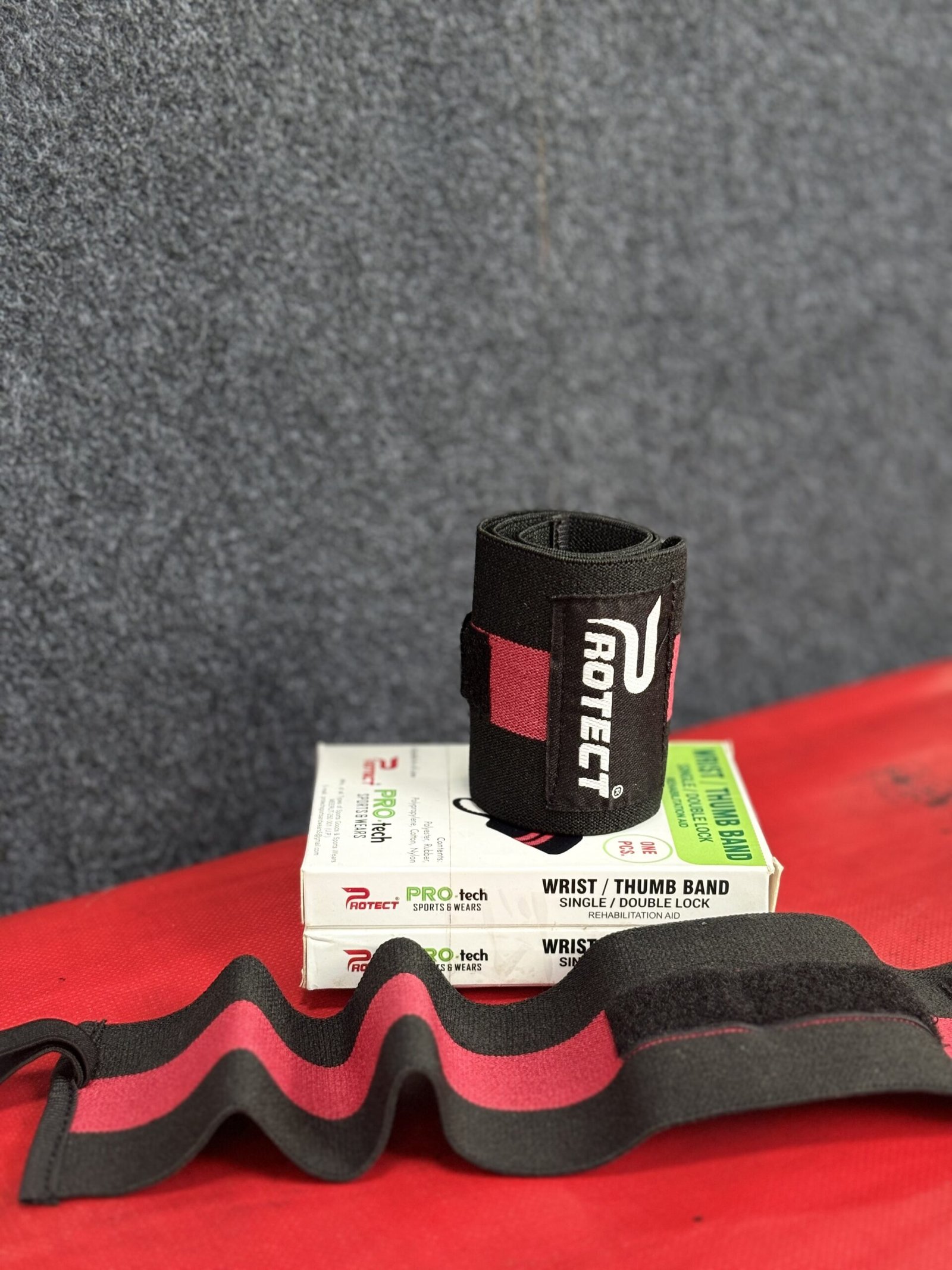 Premium Wrist Supporter (Red & Blue) - Image 3