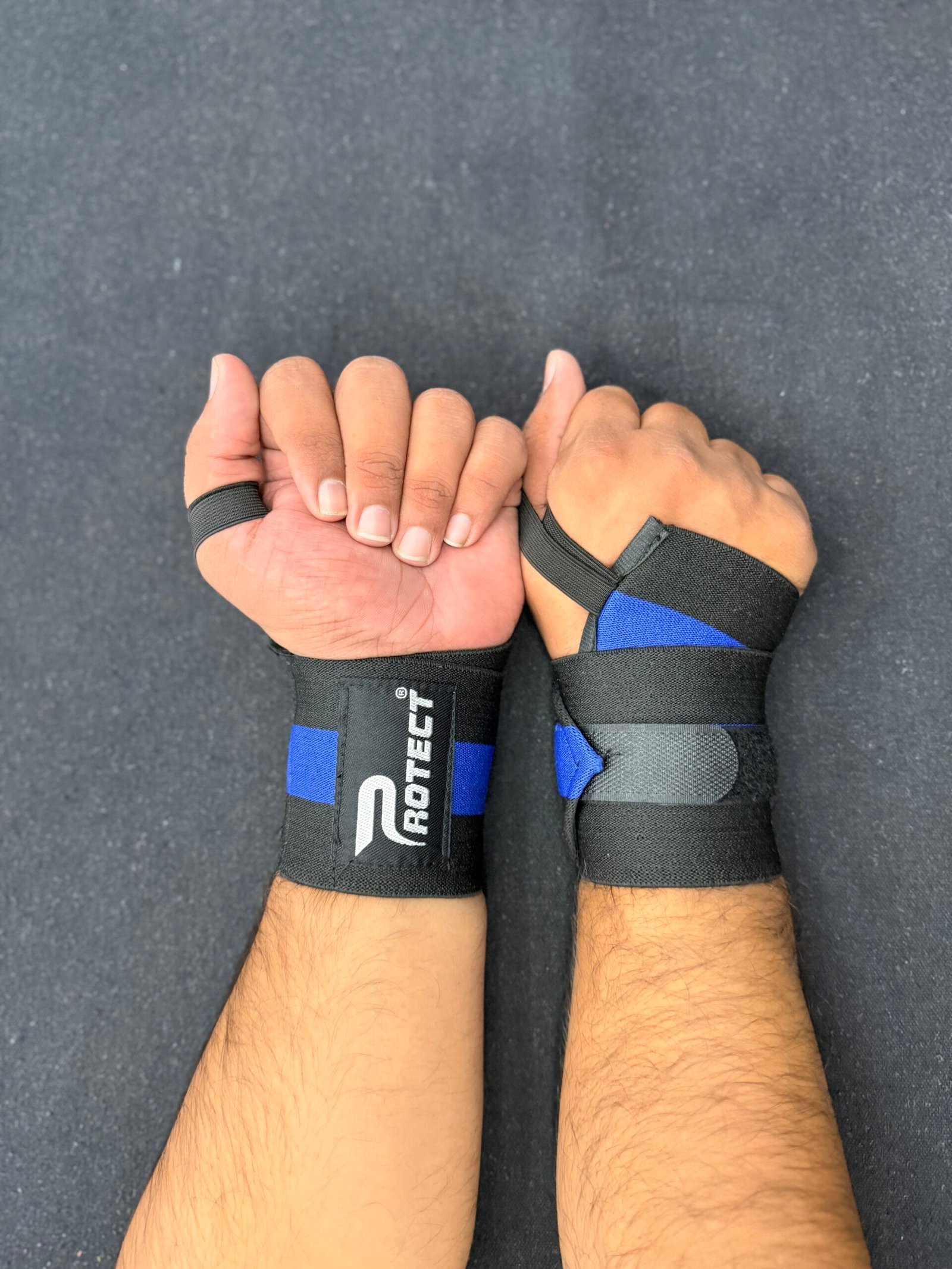 Premium Wrist Supporter (Red & Blue) - Image 2